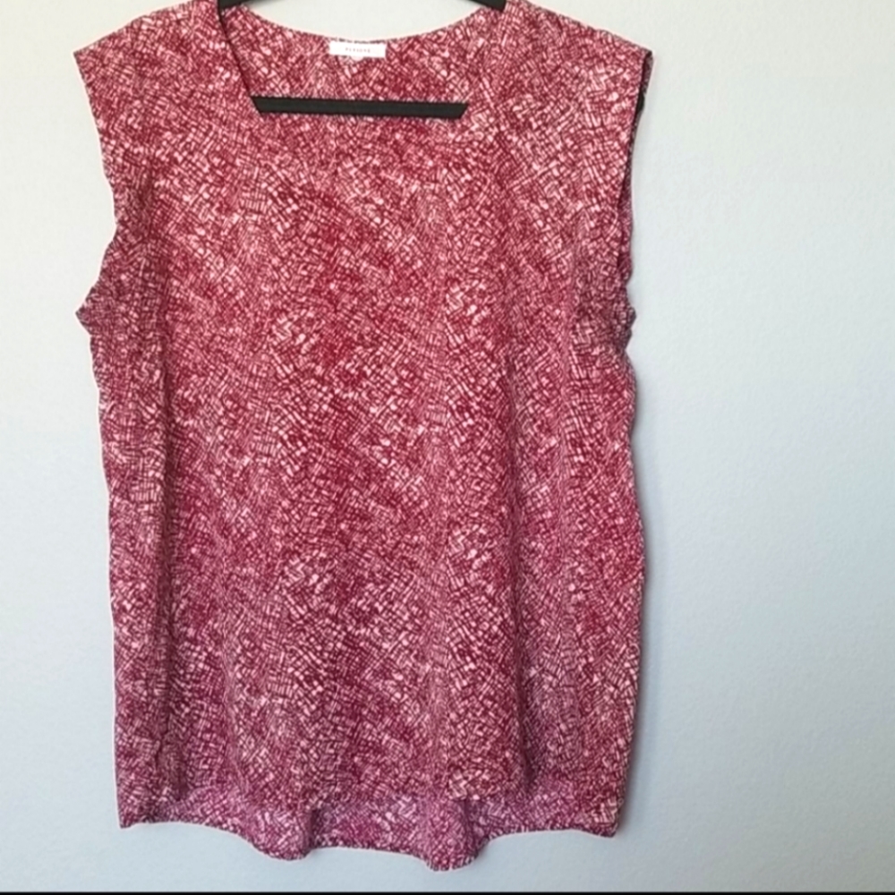 Pleione cap sleeve blouse large